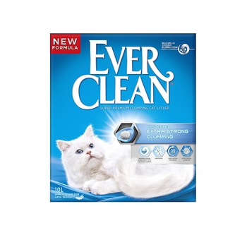 Nisip litiera Ever Clean Extra Strong, Clumping Fara Parfum, 10L Nisip litiera Ever Clean Extra Strong, Clumping Fara Parfum, 10L