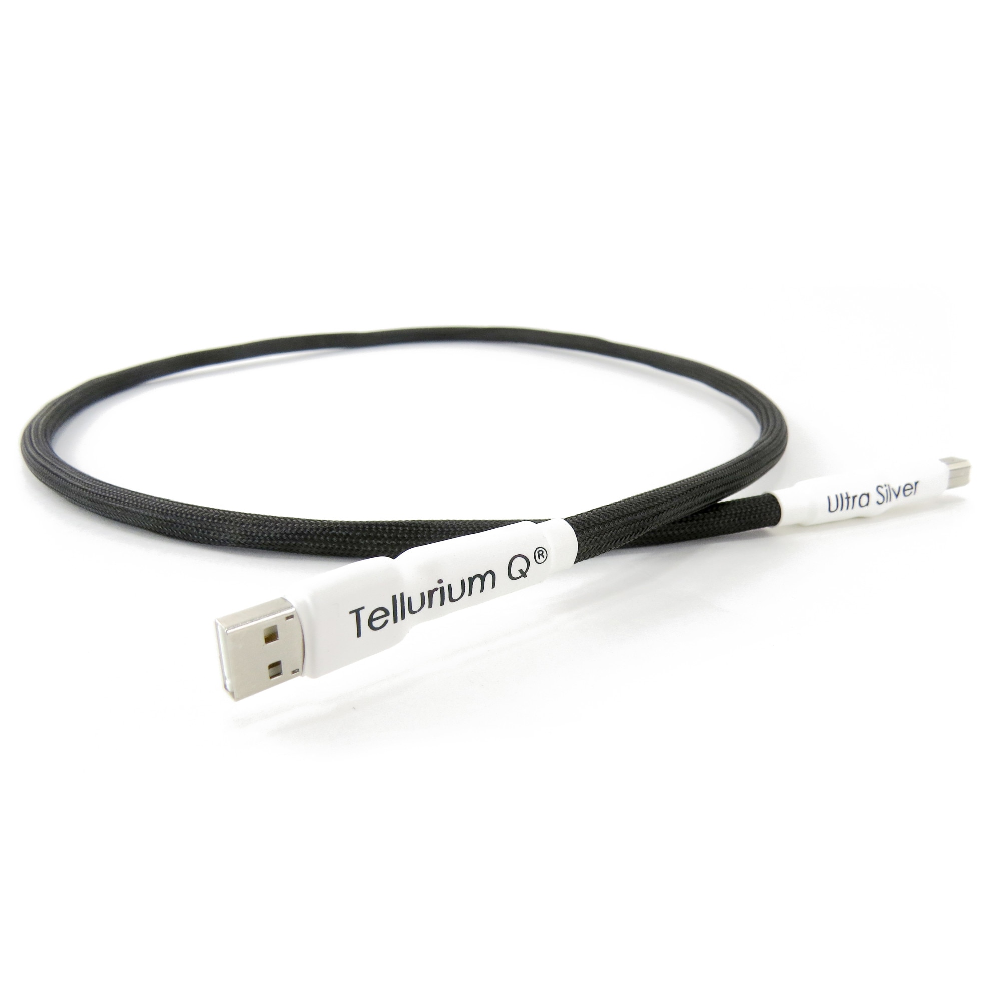 Cablu USB Tellurium Q Ultra Silver, 1.0m