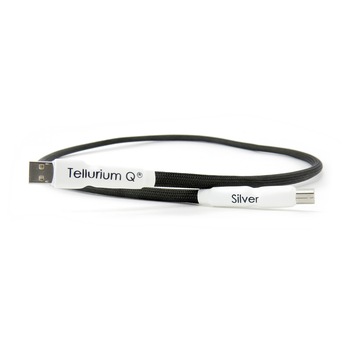 Cablu USB Tellurium Q Silver, 1.0m Cablu USB Tellurium Q Silver, 1.0m