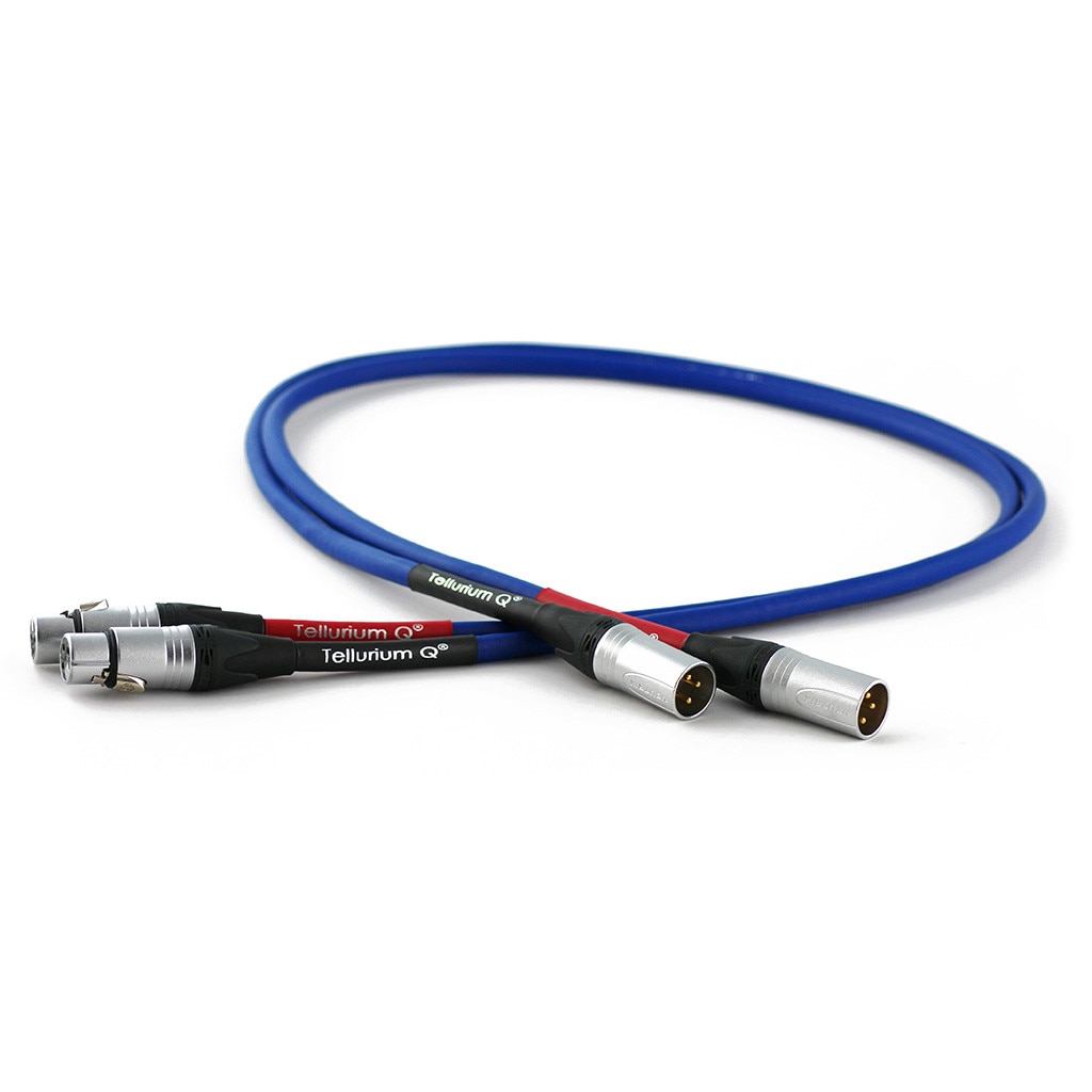 Cablu Interconect Stereo XLR Tellurium Q Blue, 1.0m