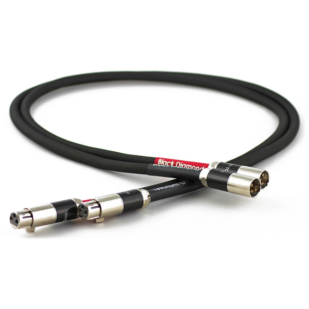 Cablu Interconect Stereo XLR Tellurium Q Black Diamond, 1.0m