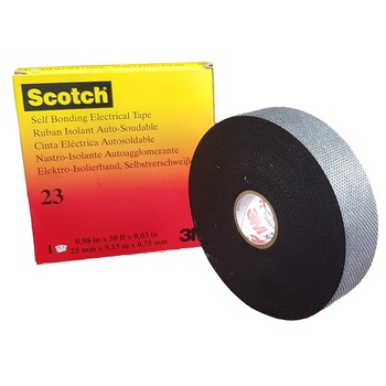 Banda Scotch 23 cauciucizolatoare, autovulcanizanta 3M™ Banda Scotch 23 cauciucizolatoare, autovulcanizanta 3M™