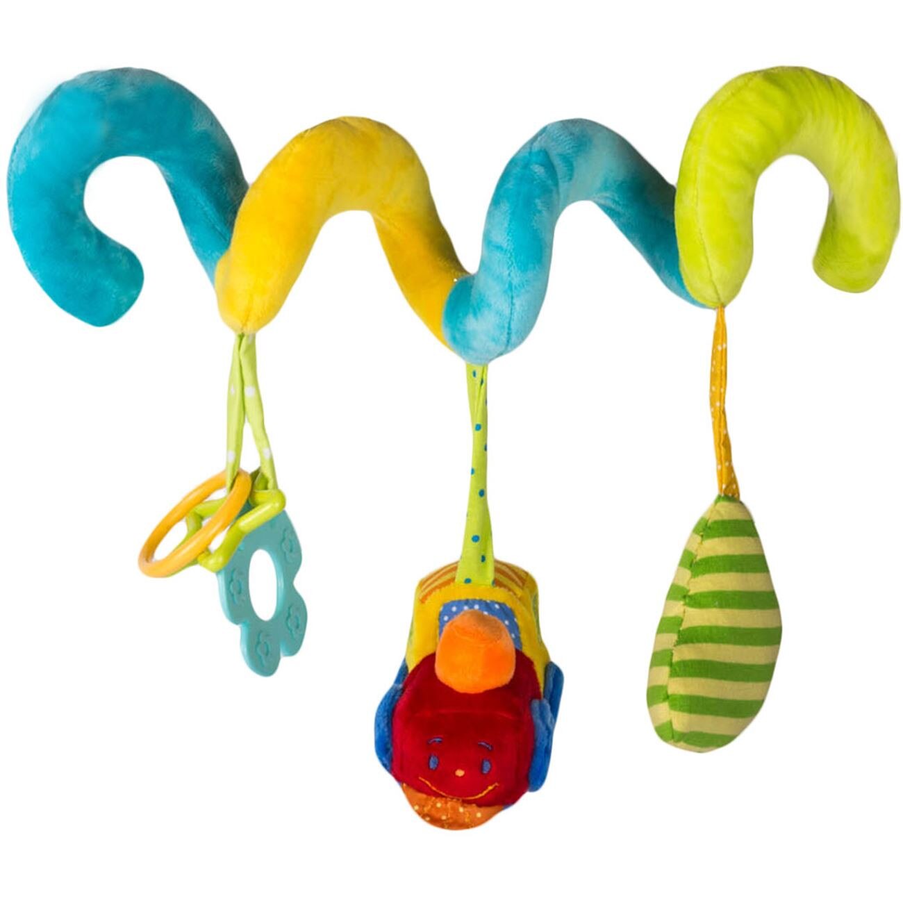 Jucarie de plus spirala Soda Toys Spiridus pentru carucioare si patut