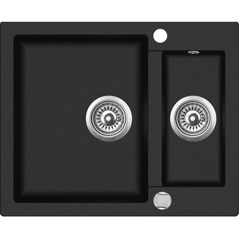 Chiuveta bucatarie Aquasanita, Tesa SQT150-601AW, silicsana, negru Chiuveta bucatarie Aquasanita, Tesa SQT150-601AW, silicsana, negru