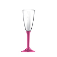 pahar cu picior culoare fuchsia  plastic gold plast flute sommelier collection 120 ml 20 bucset imagen 44_0_
0