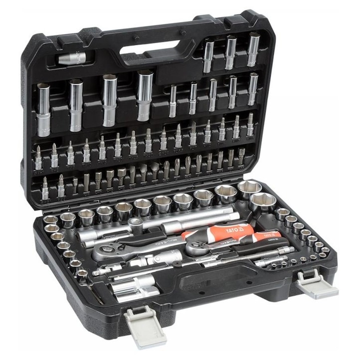 Yato dugókulcs készlet 94 részes 4-14 mm 1/4" 10-32 mm 1/2"