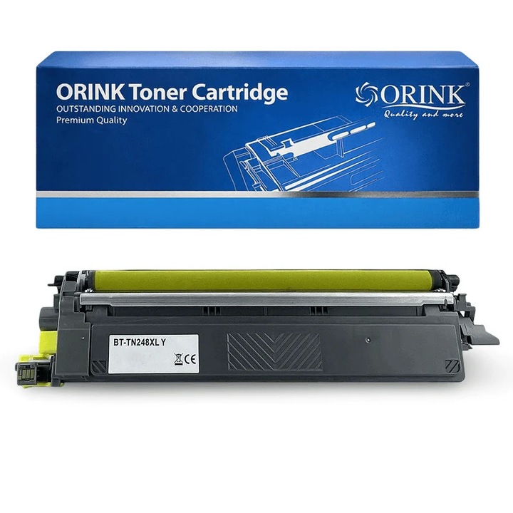 Orink kompatibilis Brother TN-248XL (TN248XL) toner, sárga, 2.300 oldal