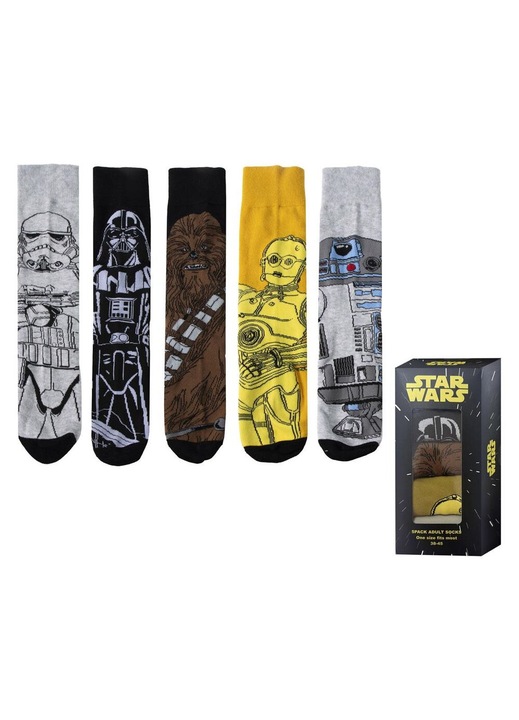 Комплект от 5 чифта чорапи за възрастни Star Wars