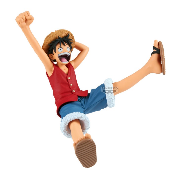Figurina Banpresto Monkey D. Luffy (One Piece) Romance Dawn vol. 01, vinil, multicolor, 16 cm, model 4573102713575