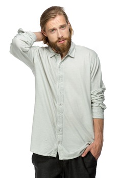 Camasa Moore, Alb prafuit/Gri Camasa Moore, Alb prafuit/Gri