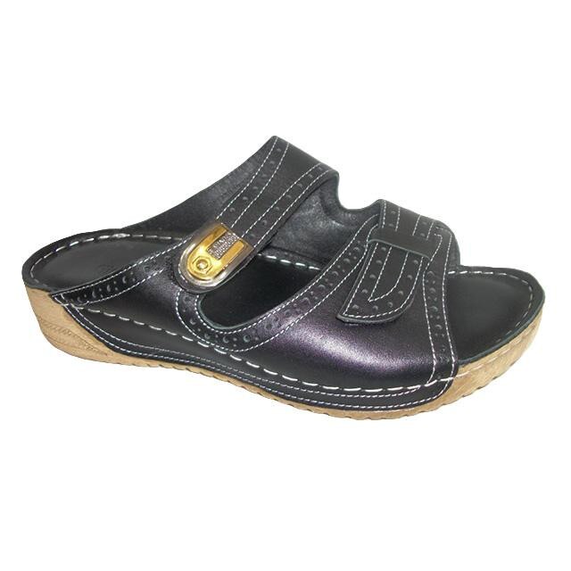 Papuci femei, cu barete, comozi, D&J Exclusive,, Negru, 37