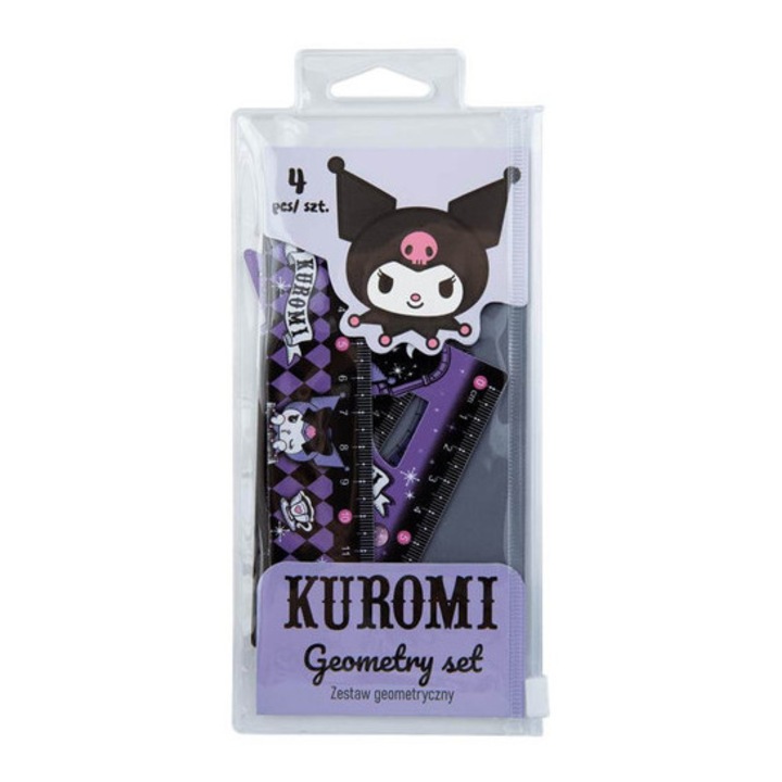 Coolpack - Set de geometrie Kuromi 4 piese (13761PTR)