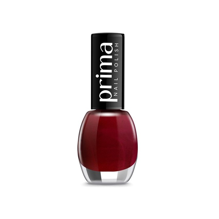 Lac de unghii Revers Cosmetics PRIMA P19, perlat, de lunga durata, rosu burgundiu, 10 ml
