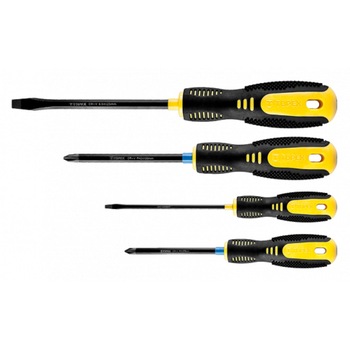 Set surubelnite 4 buc 3.2x100mm, 6.5X 125m, PH2 x 150mm, PH1x 75mm TOPEX Set surubelnite 4 buc 3.2x100mm, 6.5X 125m, PH2 x 150mm, PH1x 75mm TOPEX
