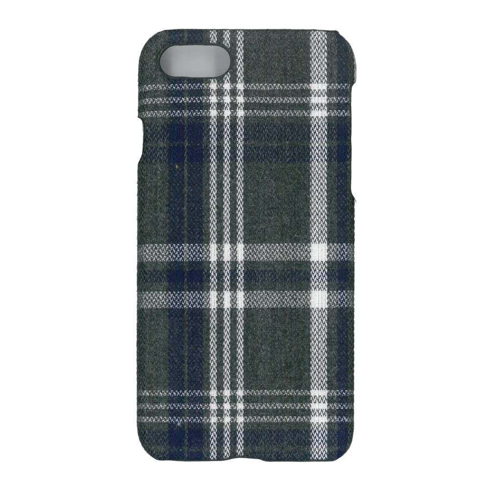 Husa de protectie spate cu invelis textil, Eurocell, pentru iPhone 7, carouri albastre