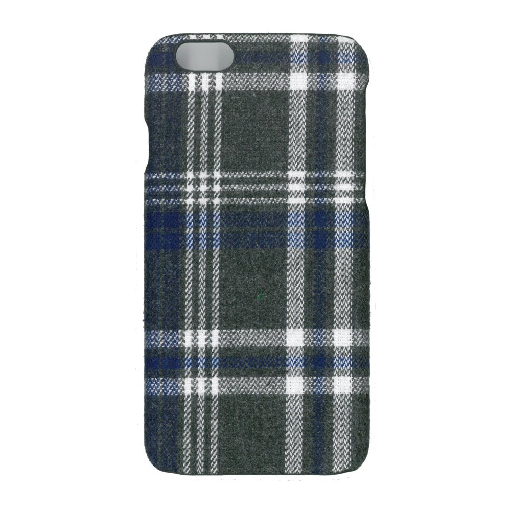Husa de protectie spate cu invelis textil, Eurocell, pentru iPhone 6, carouri albastre