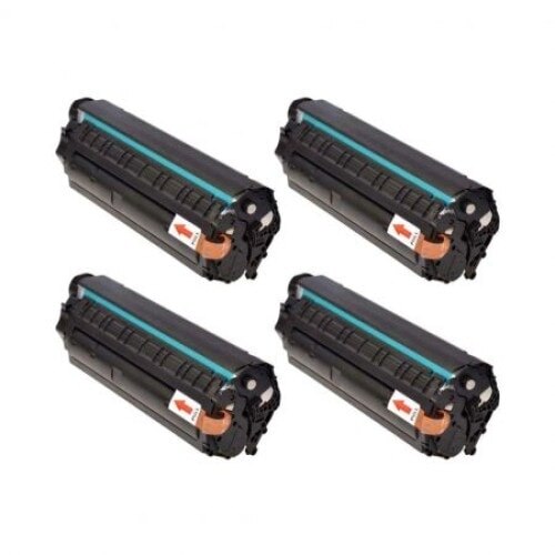2612A Set 4 cartuse compatibile cu HP LaserJet 1010,1012,1015,1018,1020,1022,1022 N,1022 NW,Laserjet 3000,3015,Laserjet 3015 AIO,3020,3020 AIO,3030,3050,3052,3055,LJ M1005 MFP,M1319 F MFP,LBP-2900,LBP-3000,L100,L120,FX10/CRG703