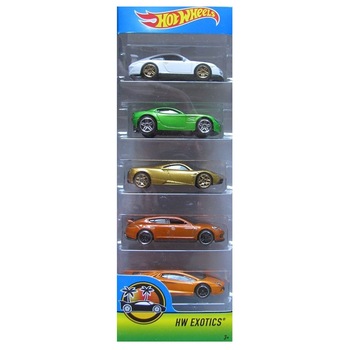 Set Masinute Hot Wheels Hw Exotics Cars (Set Of 5) Set Masinute Hot Wheels Hw Exotics Cars (Set Of 5)