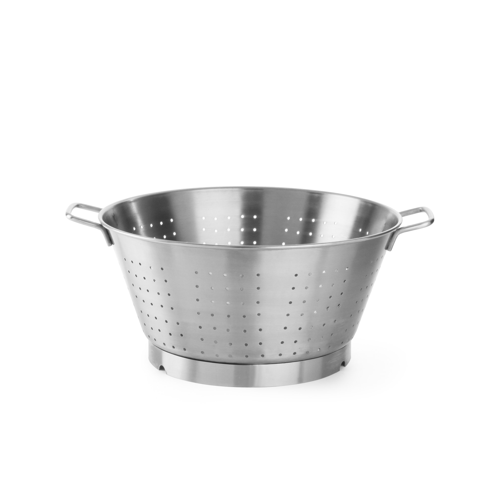 Colander inox cu 2 manere, Hendi, design solid 360x(H)200 mm