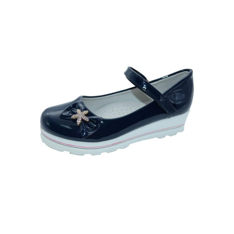 Pantofi cu platforma pentru fete Bessky 90-2B, Bleumarin