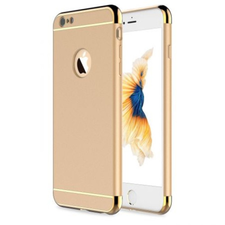 Калъф за Apple iPhone 6 / iPhone 6S Gold MyStyle Elegance Luxury 3in1