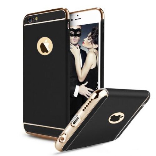 Husa Apple iPhone 6/6S, MyStyle Elegance Luxury 3in1 Black