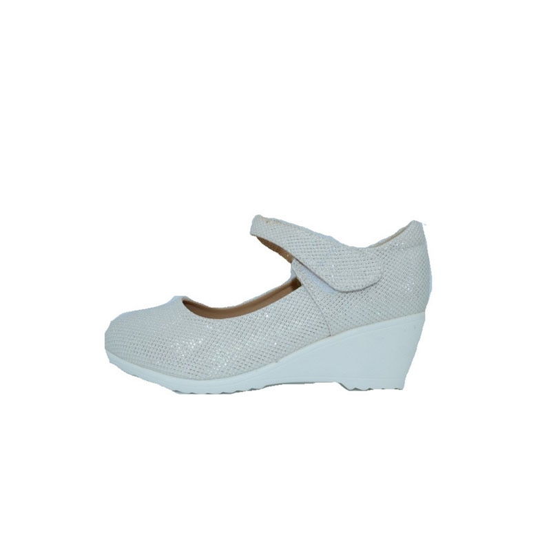 Pantofi eleganti pentru fete Miss Q F 6622-8, Alb, Alb