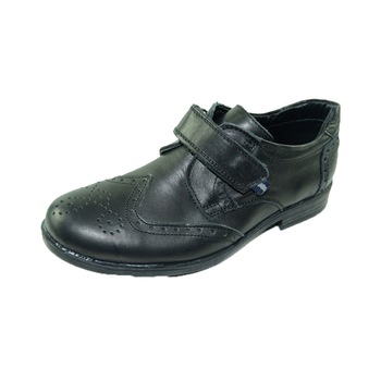 Pantofi eleganti ortopedici din piele pentru baieti BLACK Tavern, Negru Pantofi eleganti ortopedici din piele pentru baieti BLACK Tavern, Negru