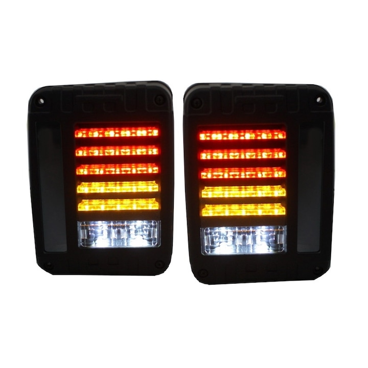 Пълни LED задни светлини, съвместими с JEEP Wrangler / Rubicon JK 2007-2017