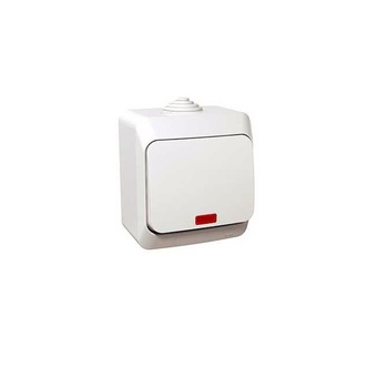 Intrerupator cruce cu indicator luminos, IP44 Schneider Electric Intrerupator cruce cu indicator luminos, IP44 Schneider Electric