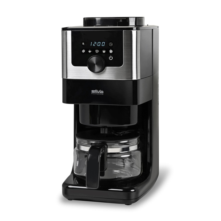 Silva-Schneider KA-M 200 Inox Cafetieră cu râșniță/măcinător încorporat