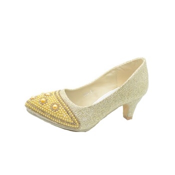 Pantofi eleganti cu toc pentru fete MRS 8965-6A, Auriu Pantofi eleganti cu toc pentru fete MRS 8965-6A, Auriu