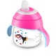 Cana Philips Avent SCF751/07 cu tetina de formare, 200 ml, 6 luni +, Roz