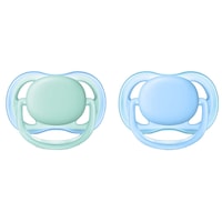 Suzeta Ultra Air Philips-Avent SCF244/20, 0-6 luni, 2 buc, Verde/Bleu