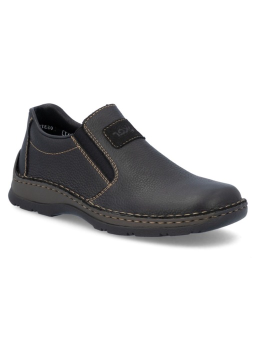 Pantofi casual barbati, Rieker Shoes 05370-00, Negru, 41 EU