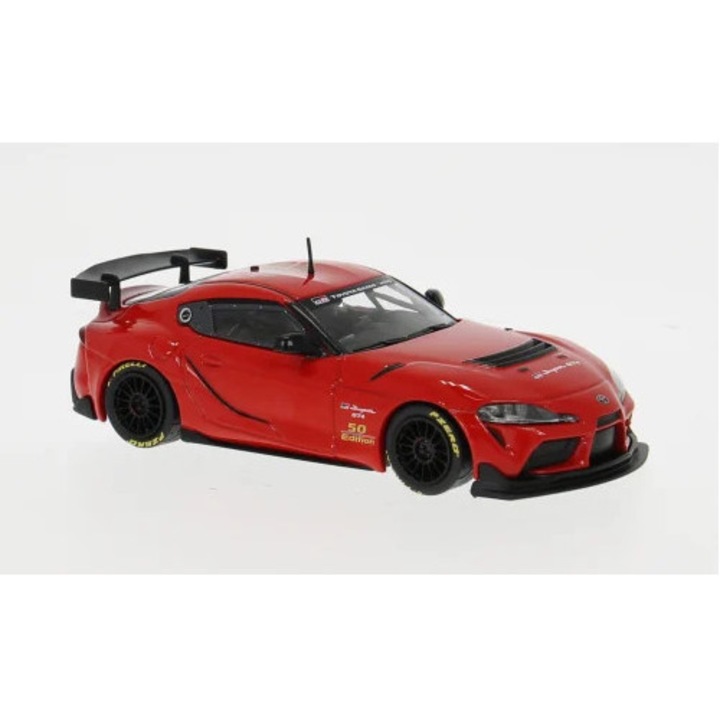 Macheta Toyota GR Supra GT4 2022 50 Edition plexi vitrinnel - 1/43 Ixo Modelcars