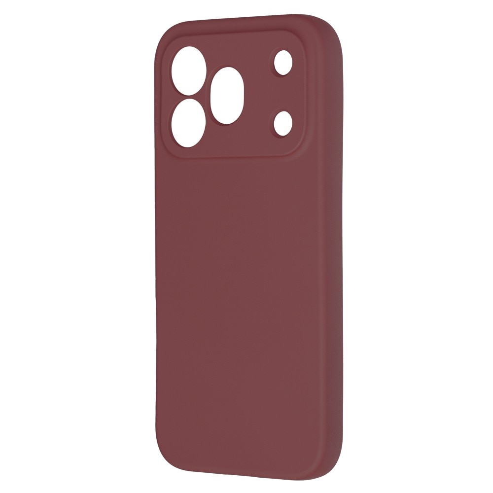 Husa pentru Honor 600 Pro Daden® Silicon SoftFlex, Ultra Slim, Protectie sporita, Interior de microfibra, Visiniu