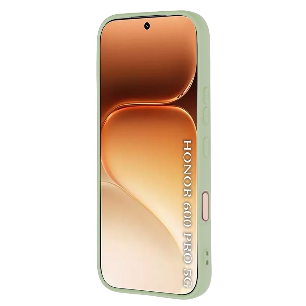 Husa pentru Honor 600 Pro Daden® Silicon SoftFlex, Ultra Slim, Protectie sporita, Interior de microfibra, Verde menta