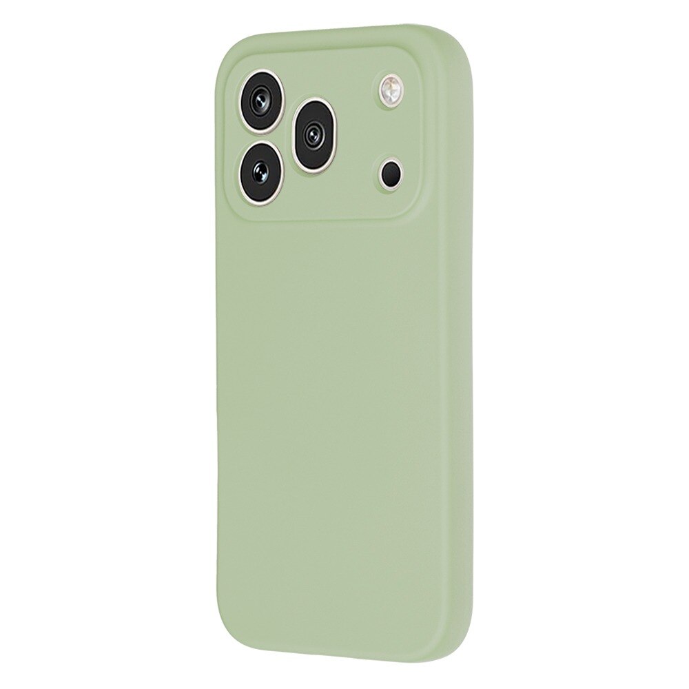 Husa pentru Honor 600 Pro Daden® Silicon SoftFlex, Ultra Slim, Protectie sporita, Interior de microfibra, Verde menta