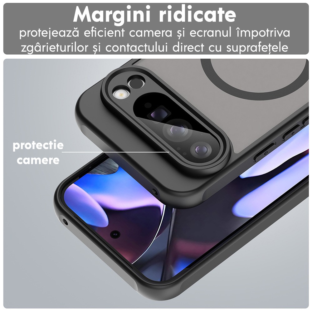 Husa pentru Google Pixel 11 Pro XL Daden® HaloFrost II, MagSafe, Antisoc, Incarcare wireless, Calitate Premium, Verde