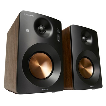Boxe active Horizon Acustico HAV-M1100N, 2.0, 60W, BT, NFC, Optical, Coaxial, AUX, Walnut Boxe active Horizon Acustico HAV-M1100N, 2.0, 60W, BT, NFC, Optical, Coaxial, AUX, Walnut