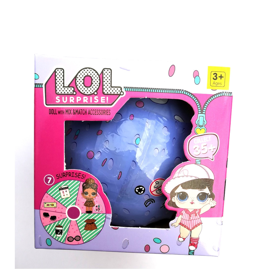 Papusa LOLA Vision cu surprize - roz