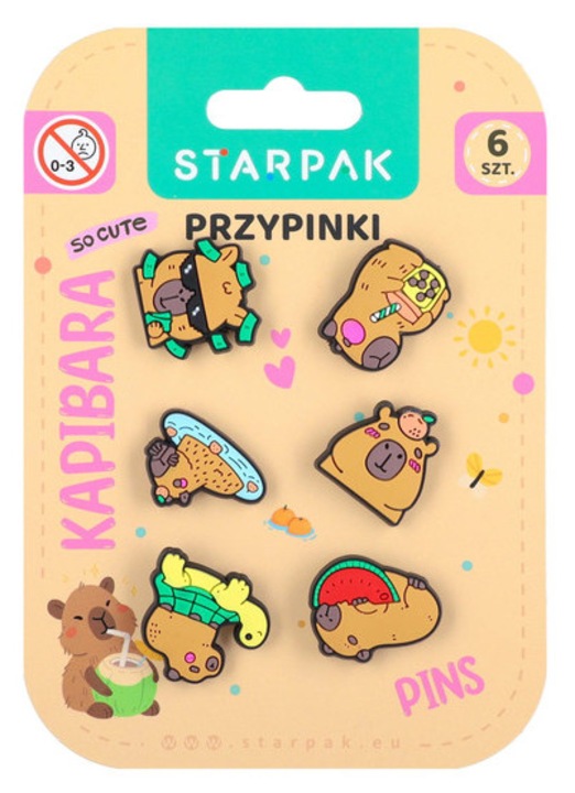 Значки с капибара (583612)