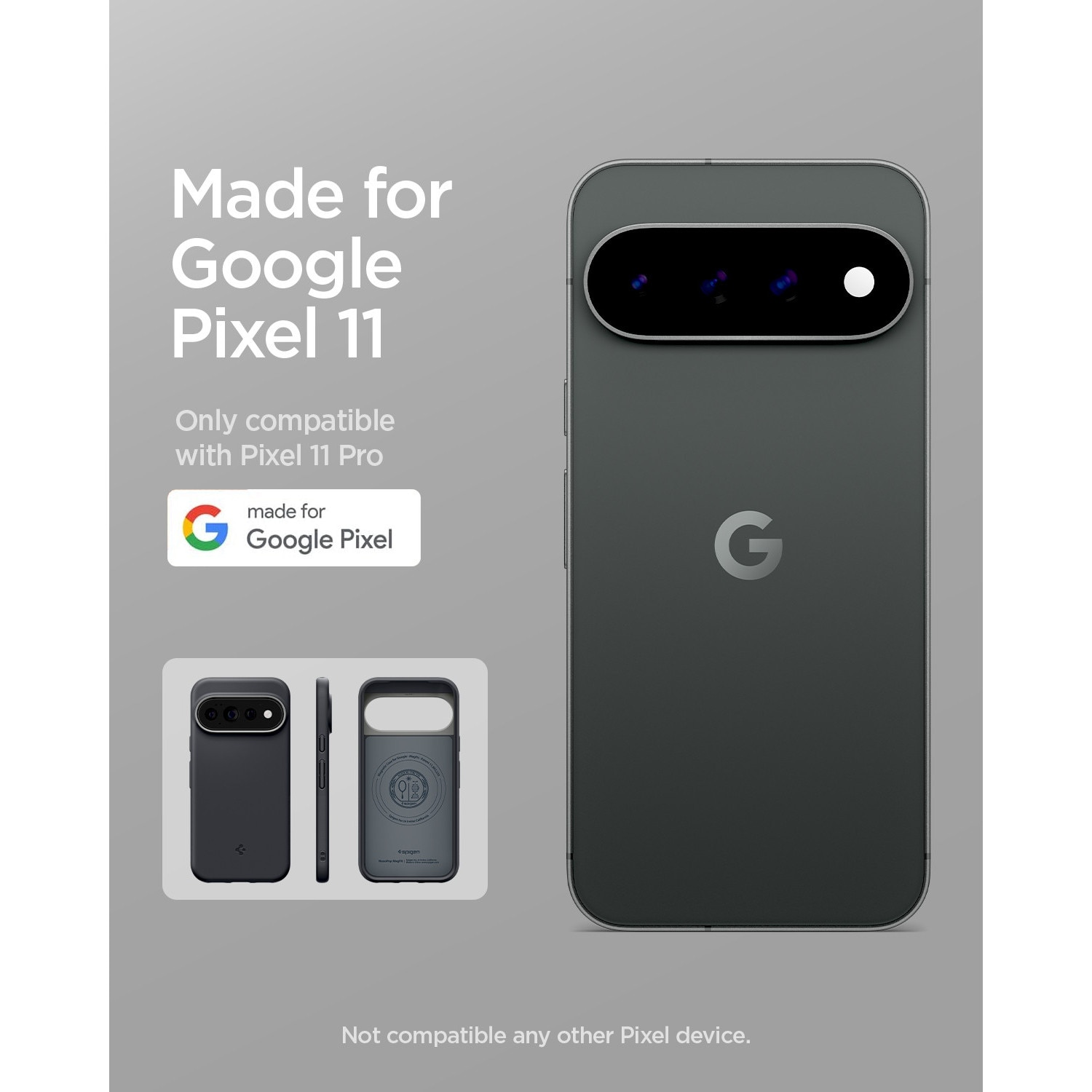 Spigen - Caseology Nano Pop MagSafe (ACS11435) - Google Pixel 11 Pro - Black Sesame
