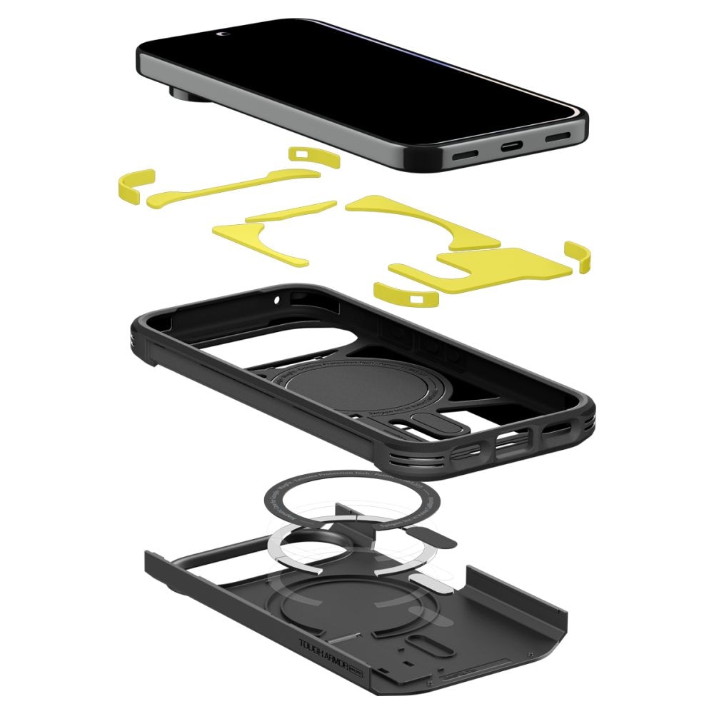 Carcasa Spigen Tough Armor cu MagSafe compatibila cu Google Pixel 11 Pro XL, Negru