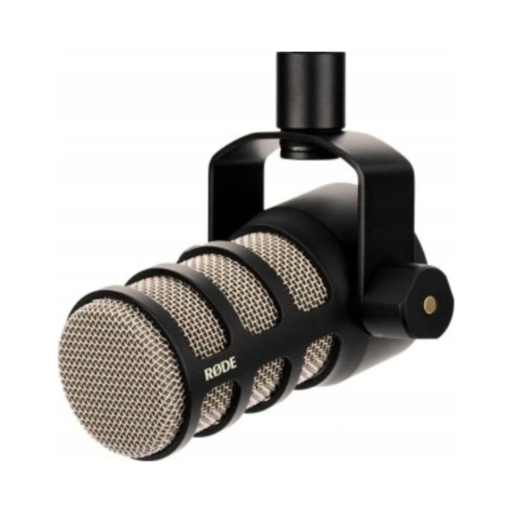 RODE PodMic AL092058C5YZ dinamikus mikrofon, kardioid, XLR kimenet, belső popszűrő, fekete, 172 x 109 x 62 mm