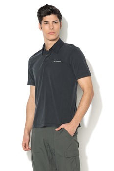 Columbia, Tricou polo din amestec de modal Sun Ridge™, Negru Columbia, Tricou polo din amestec de modal Sun Ridge™, Negru