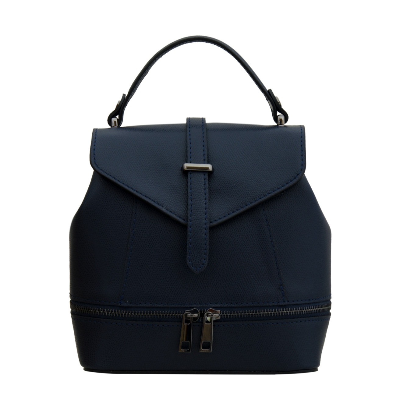 Rucsac de dama din piele naturala,Gema bleumarin