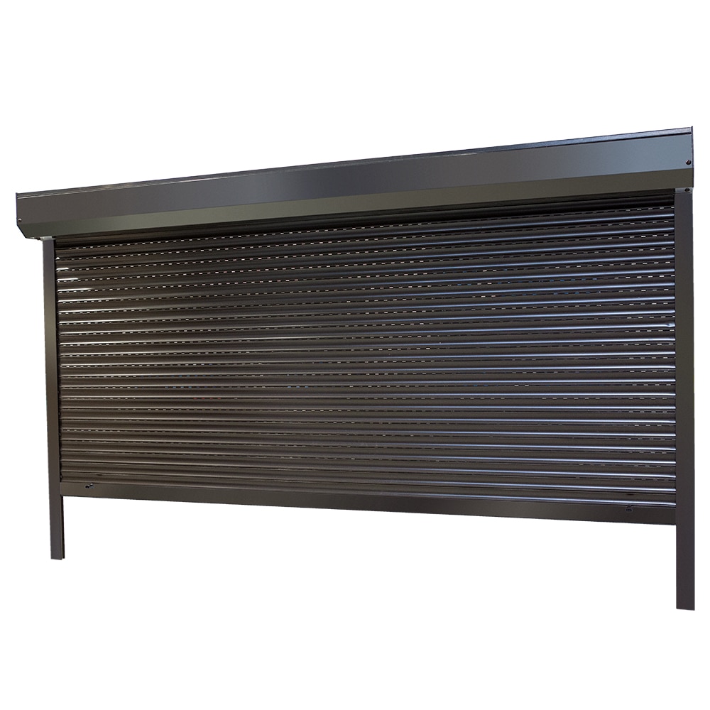 Rulouri exterioare aluminiu, maro inchis RAL 8019, Sinerco, 2100mm x 1500mm