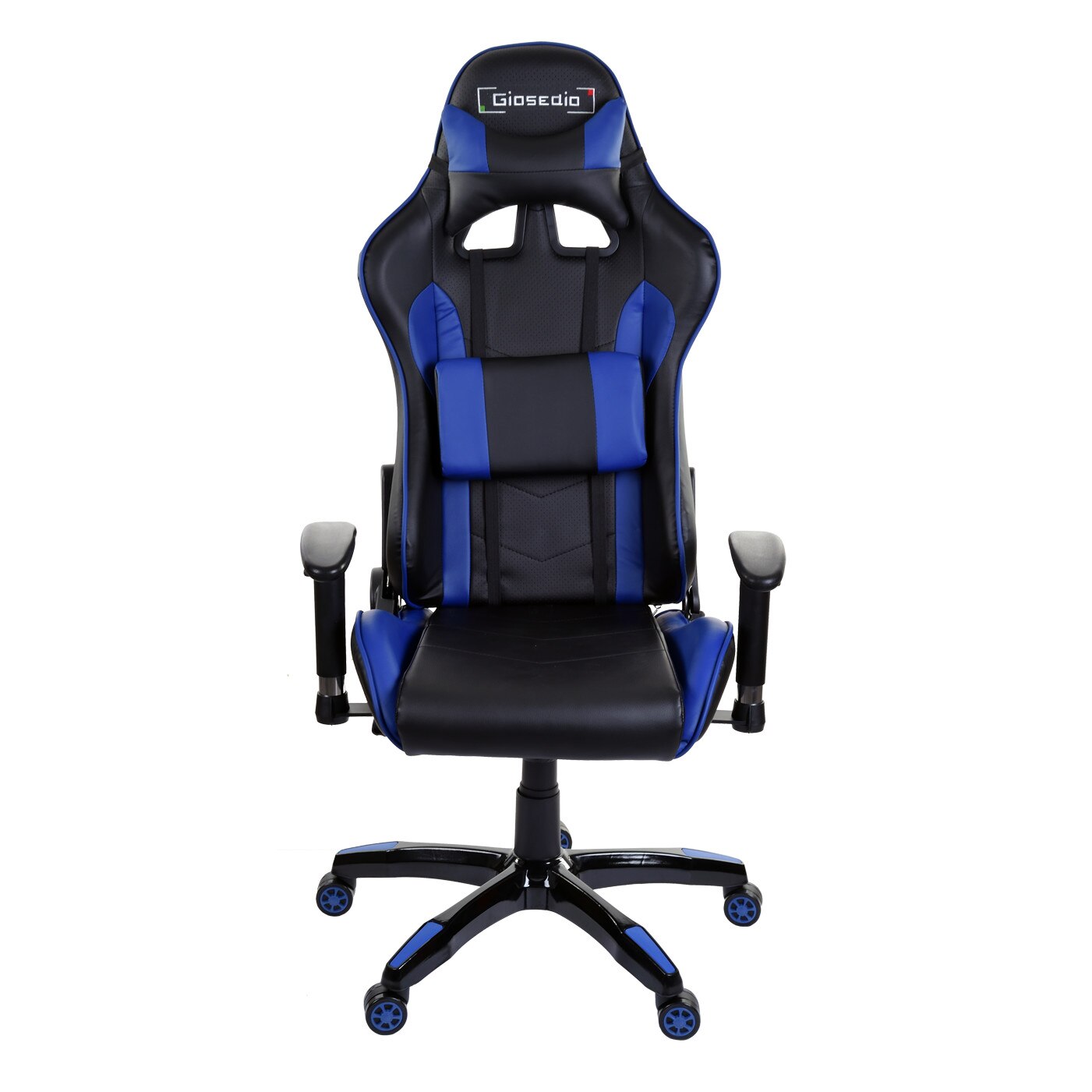 Scaun gaming Giosedio GSA048, Albastru/Negru